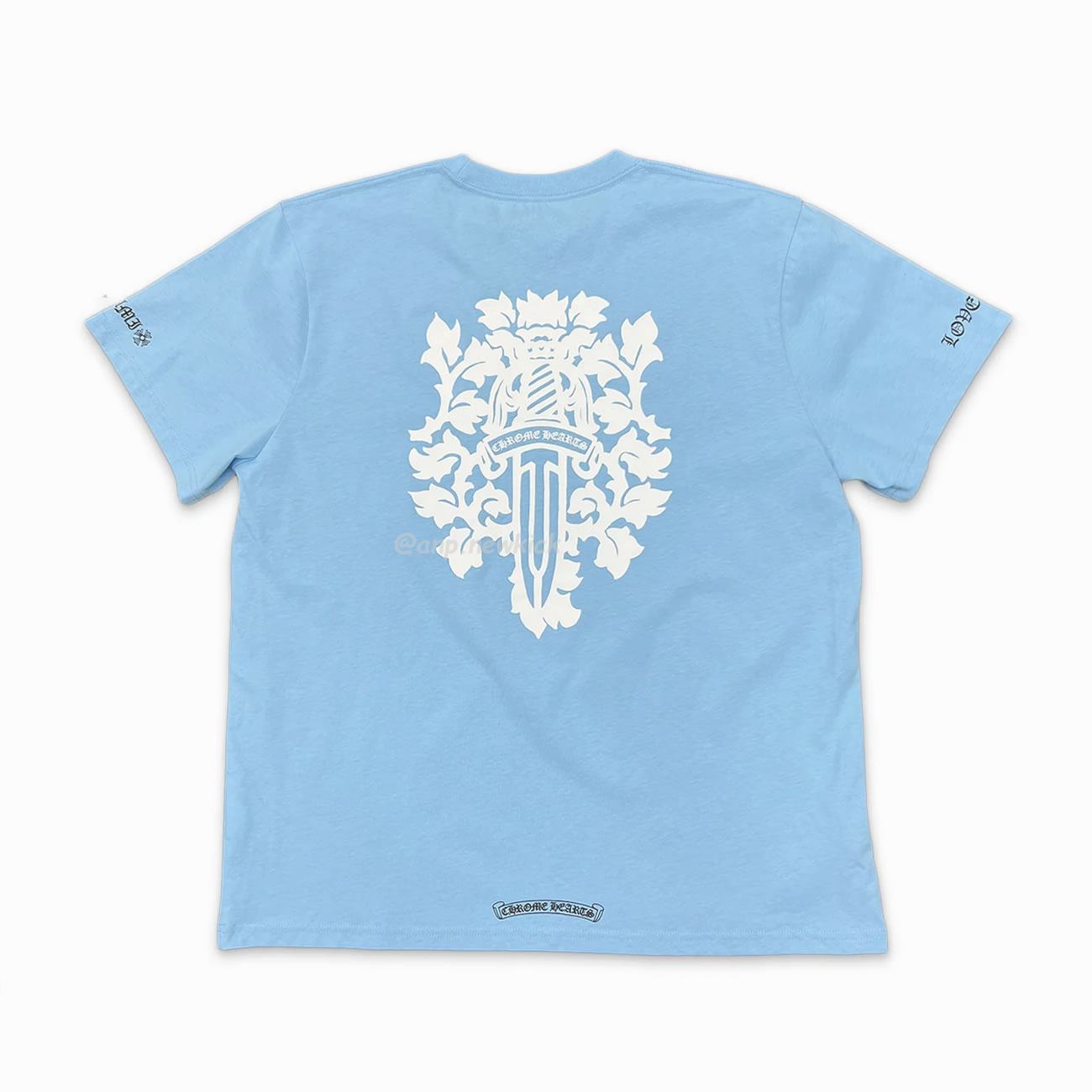 Chrome Hearts Vine Dagger T Shirt Baby Blue (3) - www.newkick.vip